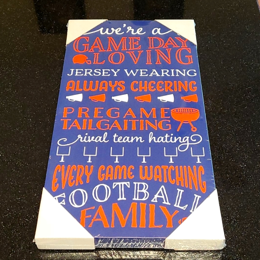 Football Family Canvas Art